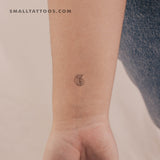 Old English G Letter Temporary Tattoo (Set of 3)