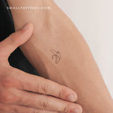 Fine Line Banana Temporary Tattoo (Set of 3)