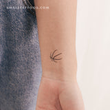 Basketball Temporary Tattoo (Set of 3)