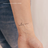 Alive Temporary Tattoo - Set of 3