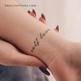 Self Love Temporary Tattoo (Set of 3)