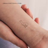 Standing Cat Temporary Tattoo (Set of 3)