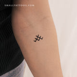 Trejdeksnis Temporary Tattoo - Set of 3