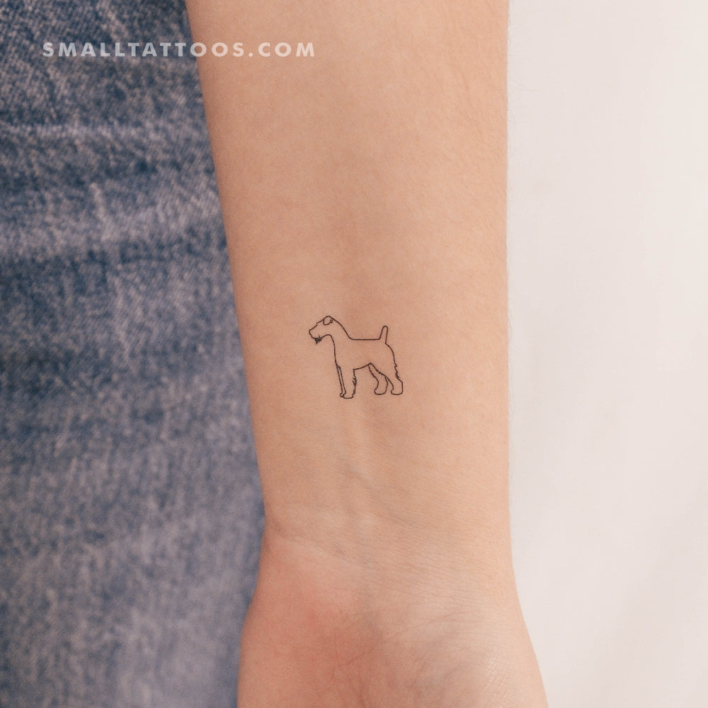Tatuaje temporal de Fox Terrier (juego de 3)