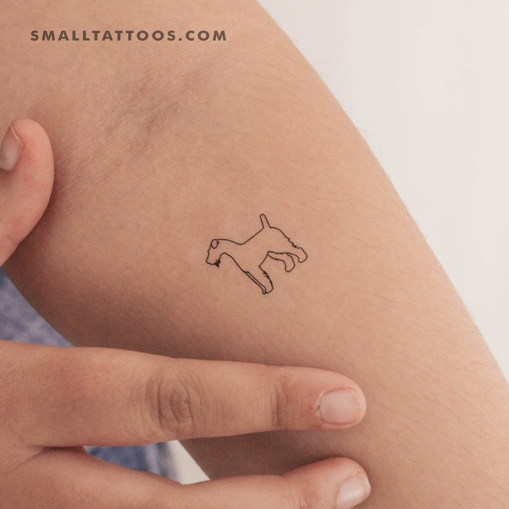 Tatuaje temporal de Fox Terrier (juego de 3)
