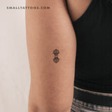 Vajra Temporary Tattoo - Set of 3