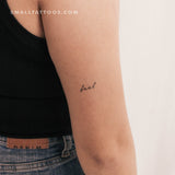Feel Temporary Tattoo (Set of 3)