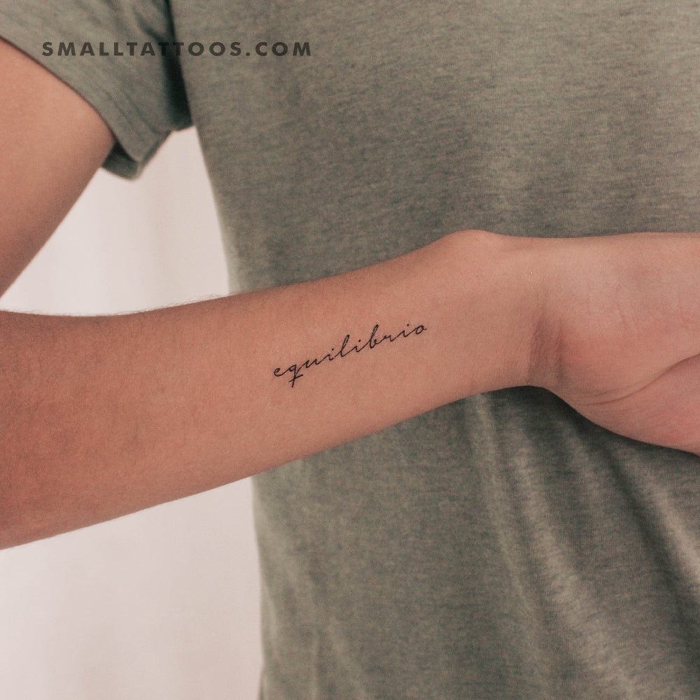 Tatuaje temporal Equilibrio (juego de 3)