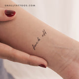 Fuck Off Temporary Tattoo (Set of 3)