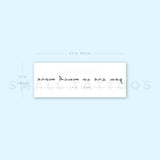 You Are So Much More Temporary Tattoo (Set of 3)