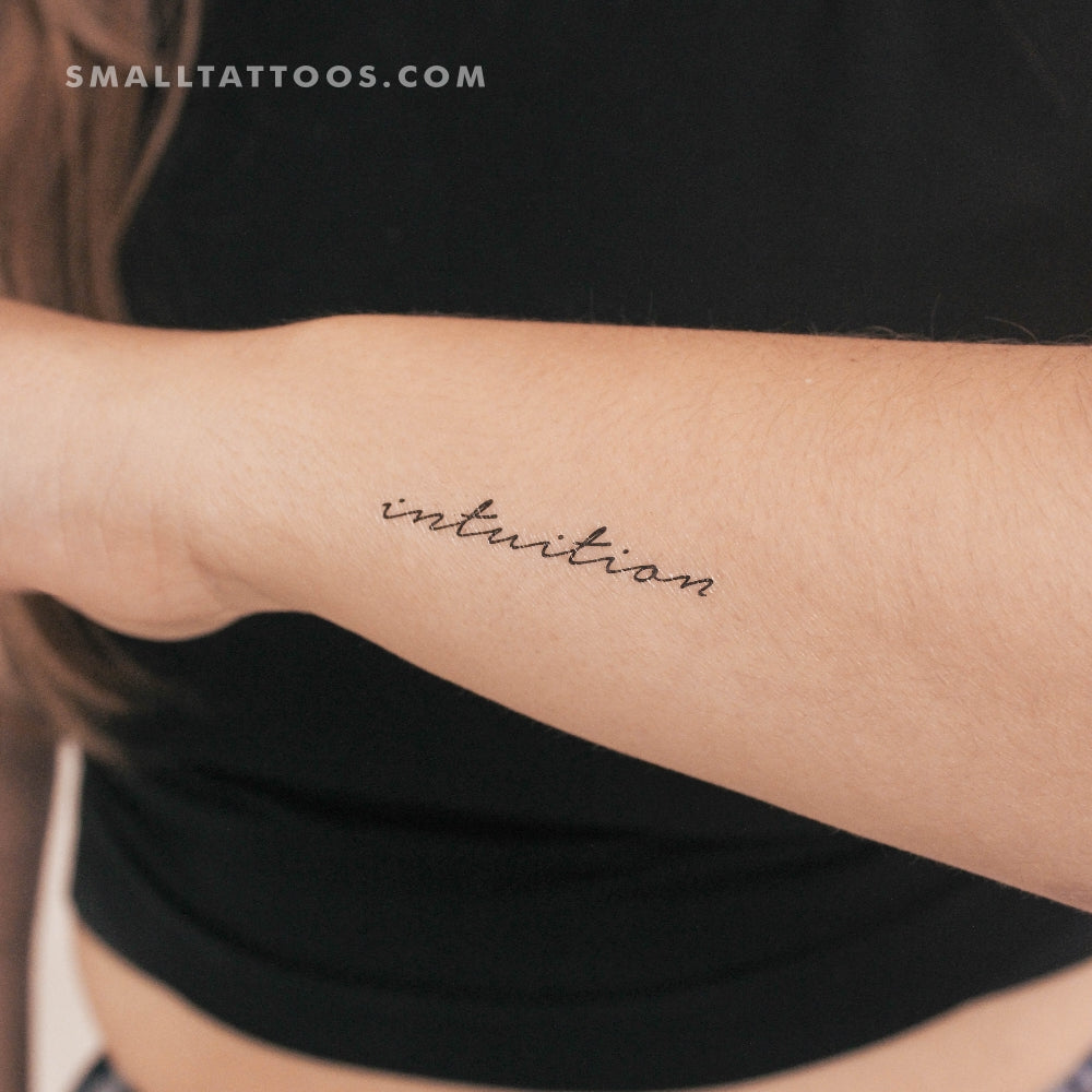 Tatuaje temporal de intuición (juego de 3)