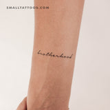 Brotherhood Temporary Tattoo (Set of 3)