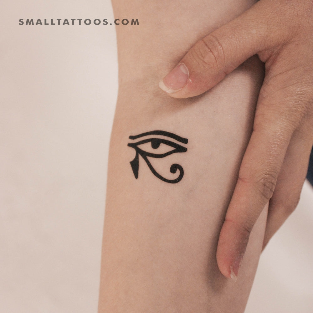 Eye Of Horus Temporary Tattoo (Set of 3) – Small Tattoos