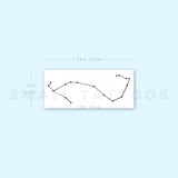 Scorpius Constellation Temporary Tattoo (Set of 3)