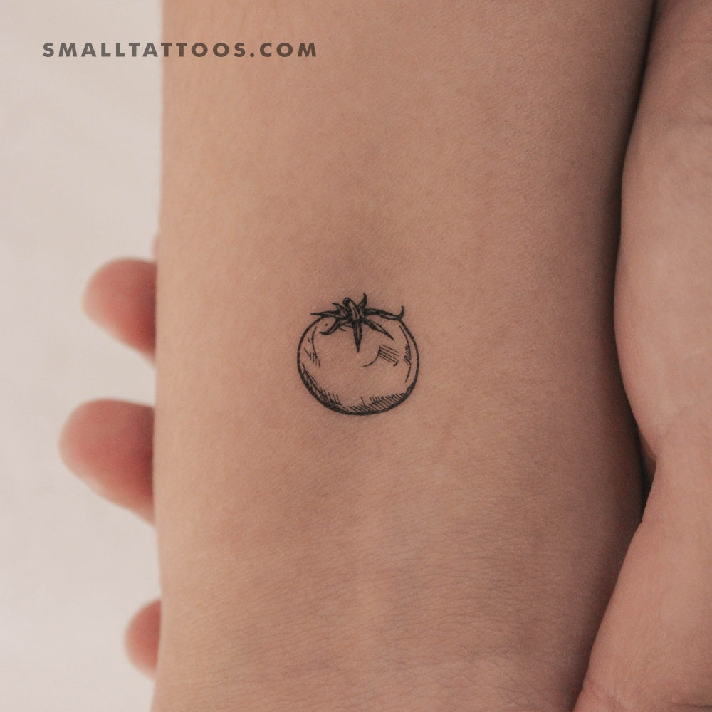 Tatuaje temporal de tomate (juego de 3)