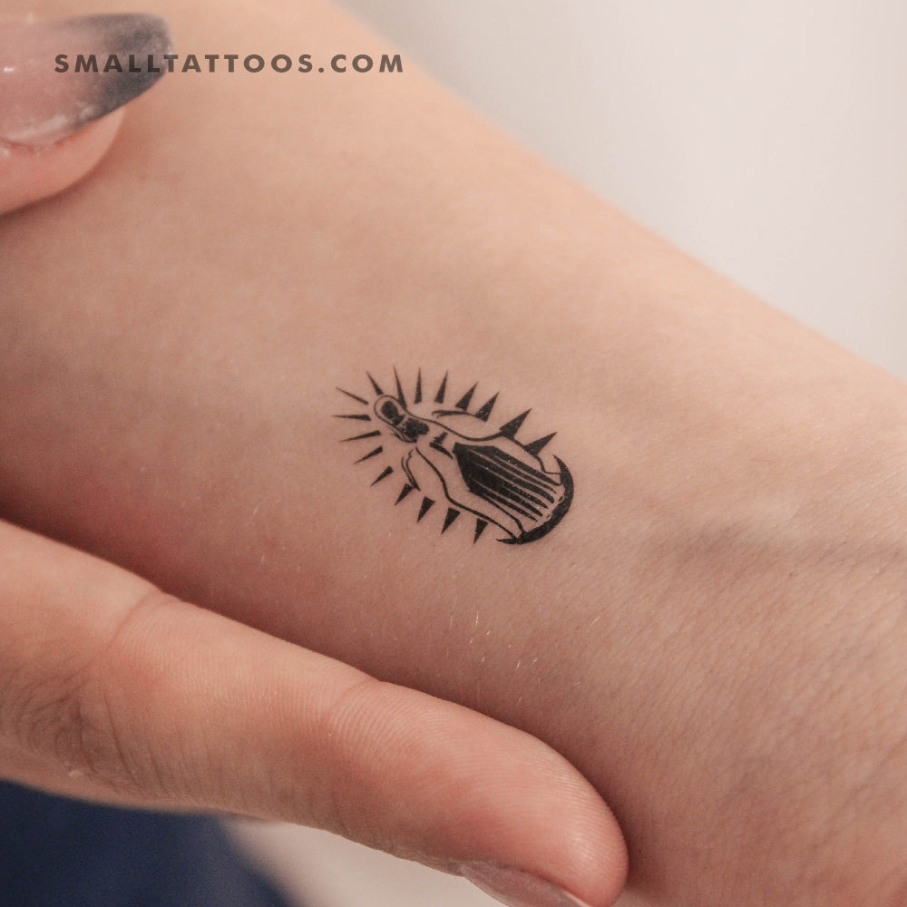 Tatuaje temporal de Nuestra Señora de Guadalupe (juego de 3)