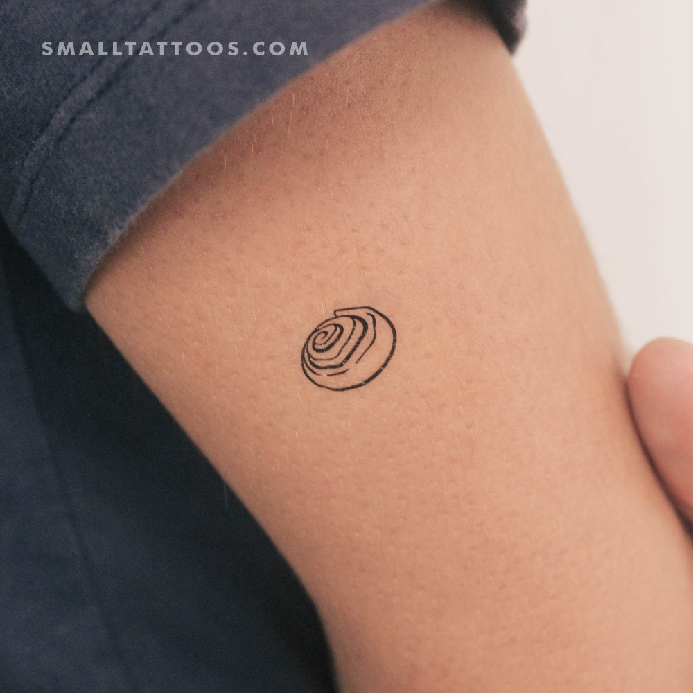 Tatuaje Temporal Ensaymada (Juego de 3)