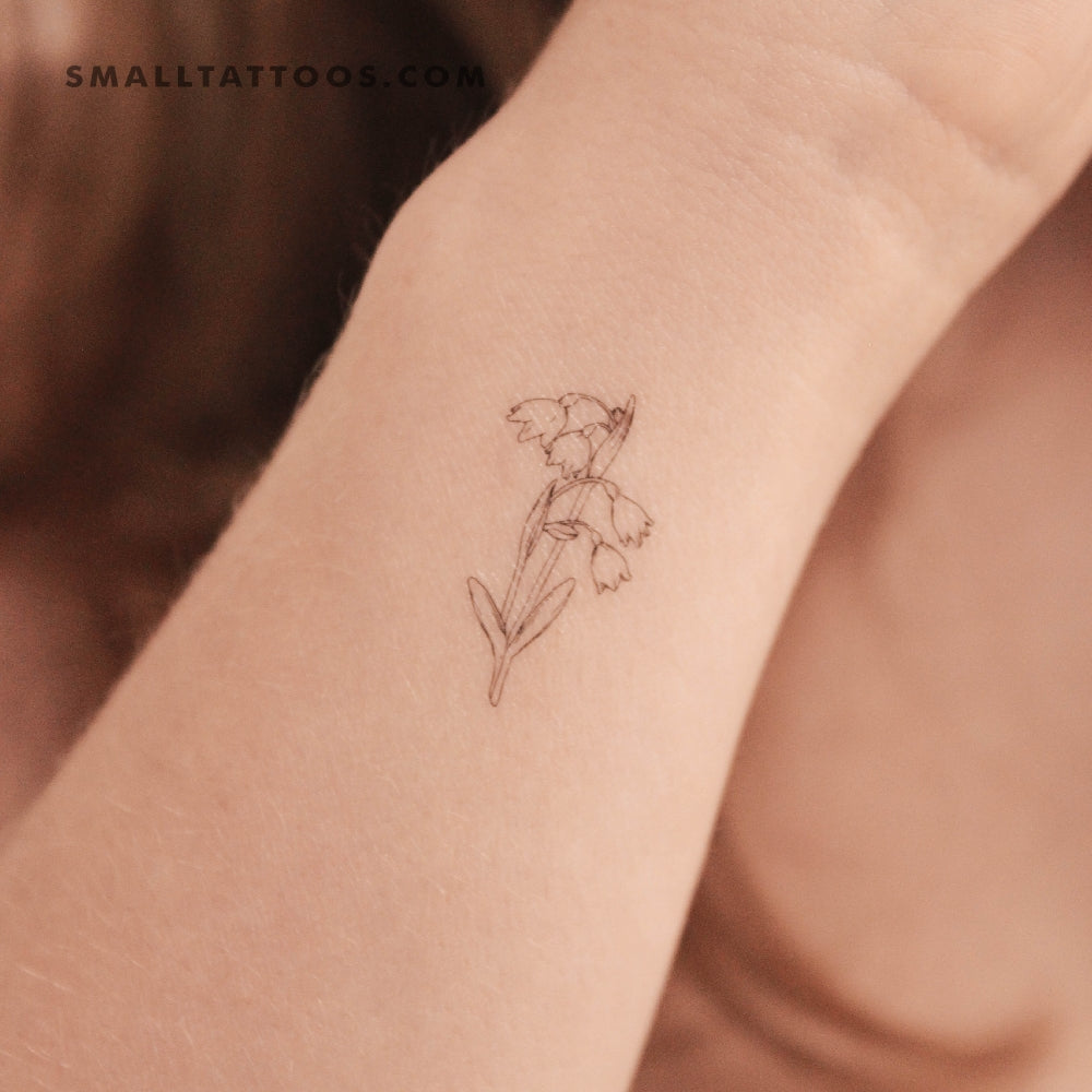 Spring Snowflake Temporary Tattoo (Set of 3)