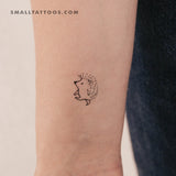 Walking Hedgehog Temporary Tattoo (Set of 3)