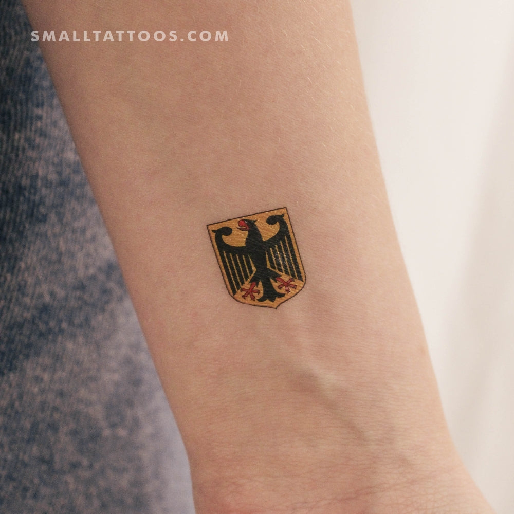 Tatuaje temporal del escudo de armas de Alemania (juego de 3)