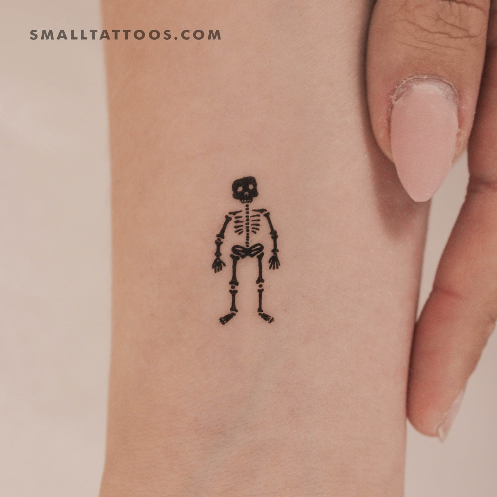 Little Skeleton Temporary Tattoo (Set of 3)