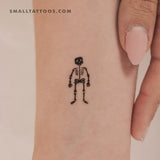 Little Skeleton Temporary Tattoo (Set of 3)