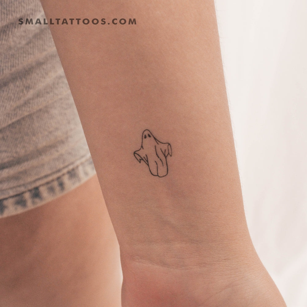 Ghost Temporary Tattoo (Set of 3) – Small Tattoos
