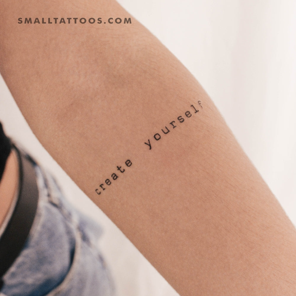 Crea tu propio tatuaje temporal (juego de 3)