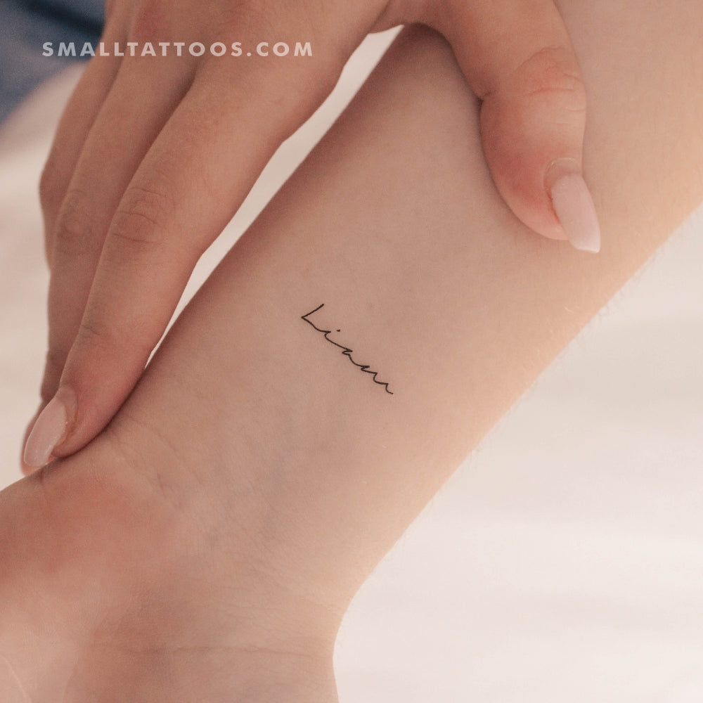 Small Tattoos with Names That Shine