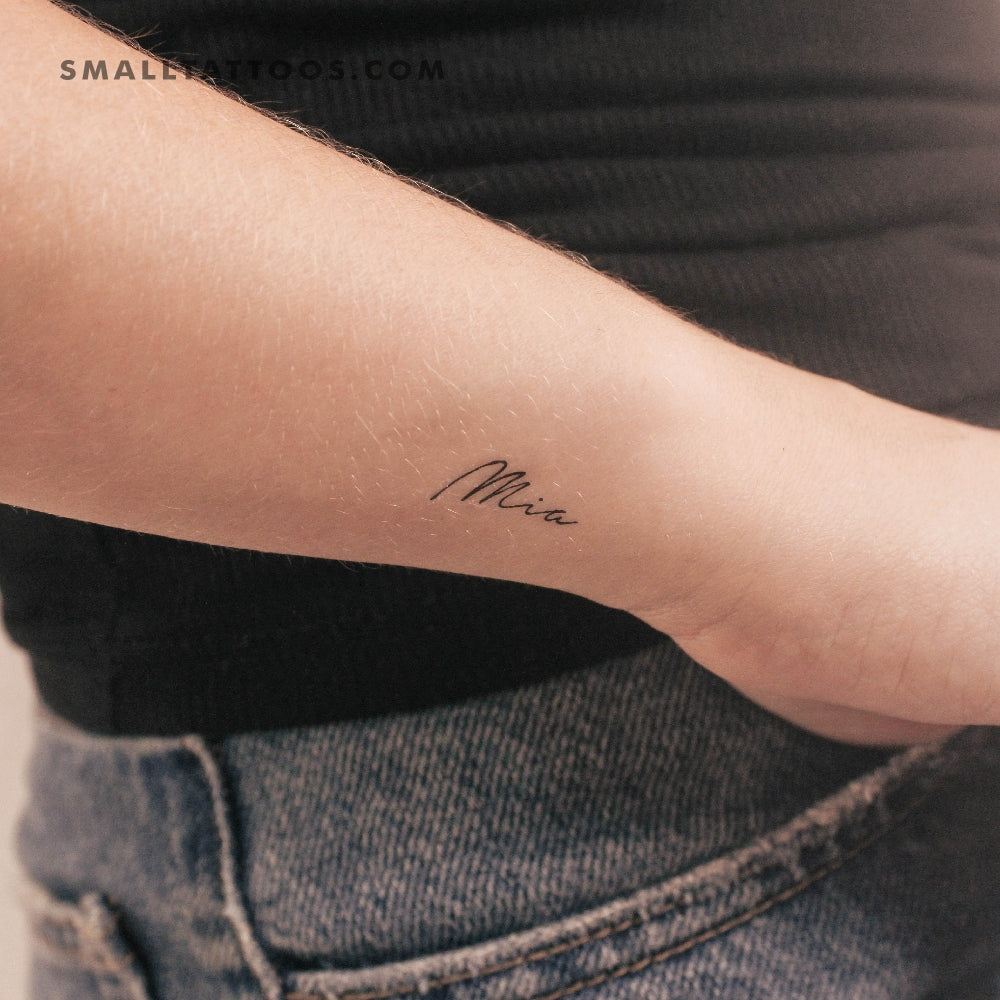 Tatuaje temporal de Mia (juego de 3)