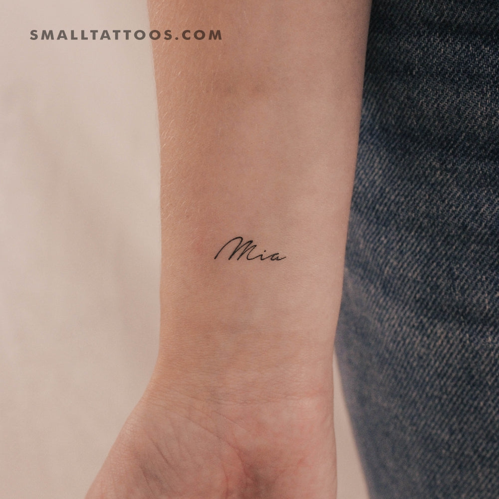 Tatuaje temporal de Mia (juego de 3)