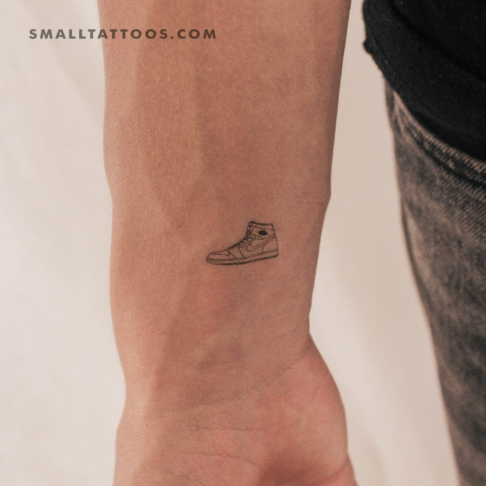 Fine Line Air Jordan 1 Temporary Tattoo (Set of 3) – Small Tattoos
