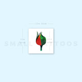 Rose Bud Temporary Tattoo by Zihee (Set of 3)