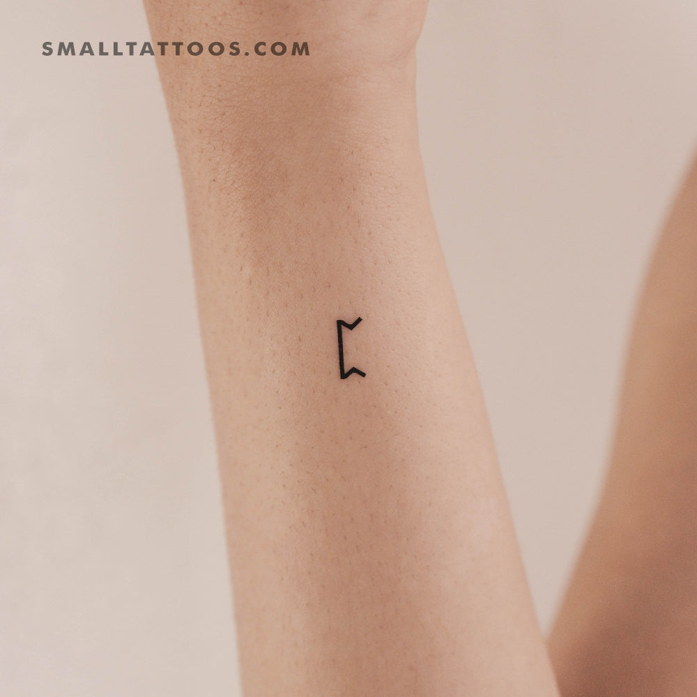 Tatuaje temporal de runa Peord (juego de 3)