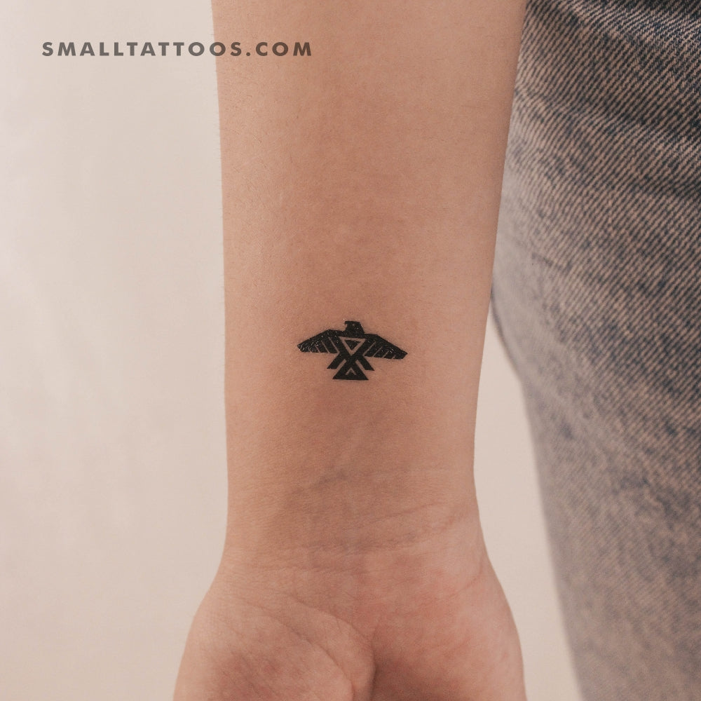 Anishinaabe Thunderbird Temporary Tattoo (Set of 3)