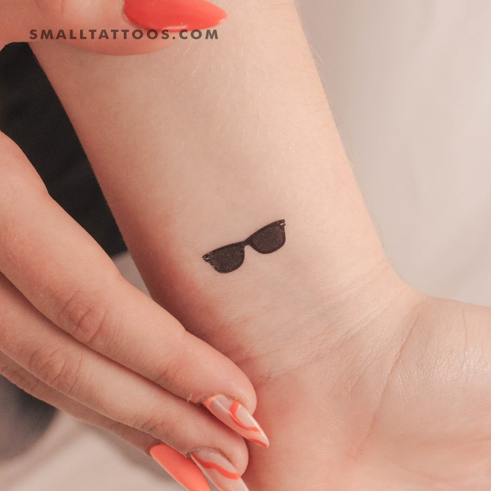 Tatuaje temporal de gafas de sol (juego de 3)
