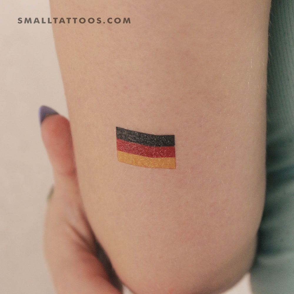 Tatuaje temporal de la bandera de Alemania (juego de 3)