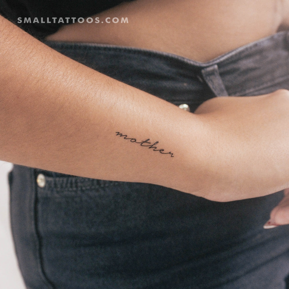 Tatuaje temporal de madre (juego de 3)