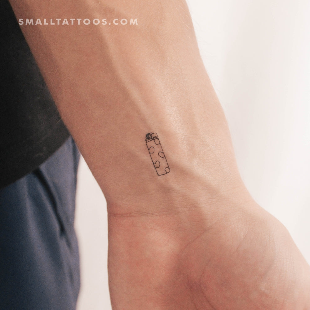 Tatuaje temporal de encendedor (juego de 3)
