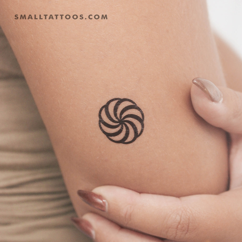 Tatuaje temporal del símbolo armenio de la eternidad (3 unidades)