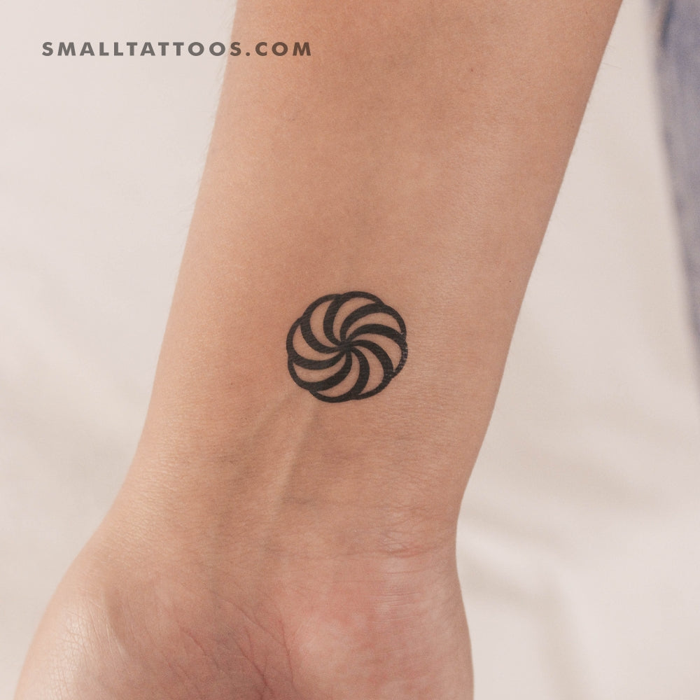 Tatuaje temporal del símbolo armenio de la eternidad (3 unidades)