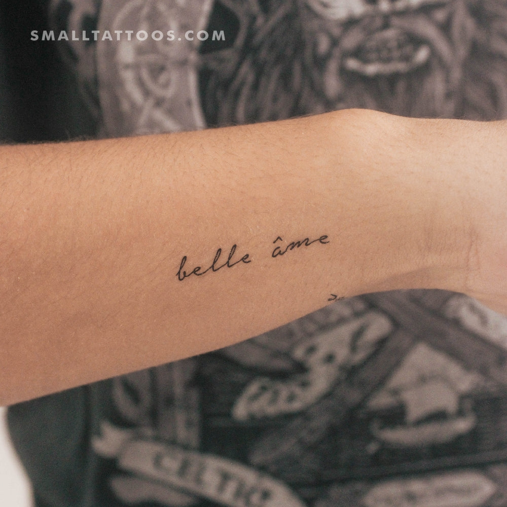 Tatuaje temporal Belle âme (juego de 3)