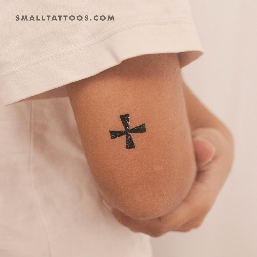 Tatuaje temporal de cruz cosaca (juego de 3)