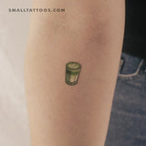 Little Matcha Latte Temporary Tattoo (Set of 3)