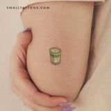 Little Matcha Latte Temporary Tattoo (Set of 3)