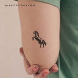 Standing Horse Temporary Tattoo (Set of 3)