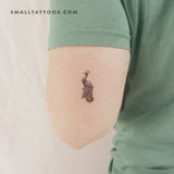 Peacock Temporary Tattoo (Set of 3)