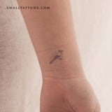 Little Blue Jay Temporary Tattoo (Set of 3)