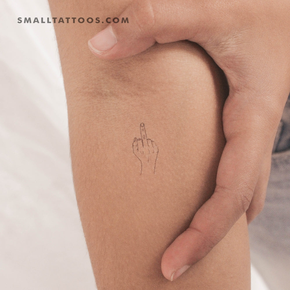 The Finger Temporary Tattoo (Set of 3)