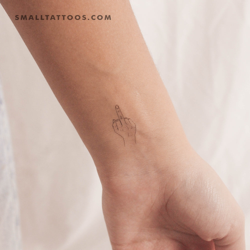 The Finger Temporary Tattoo (Set of 3)